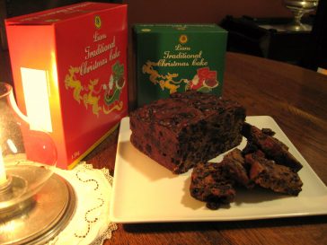 Lions Christmas Cake Serving Suggestion