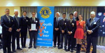 Youth of the year entrants and organisers
