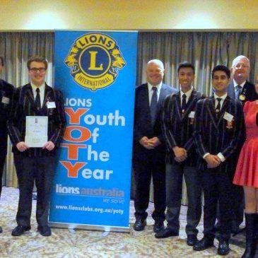 Youth of the year entrants and organisers